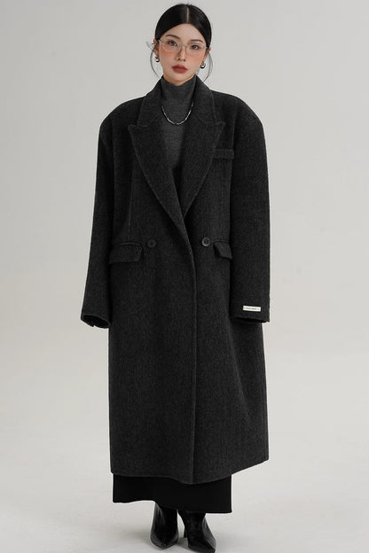 Elegant Long Wool Coat