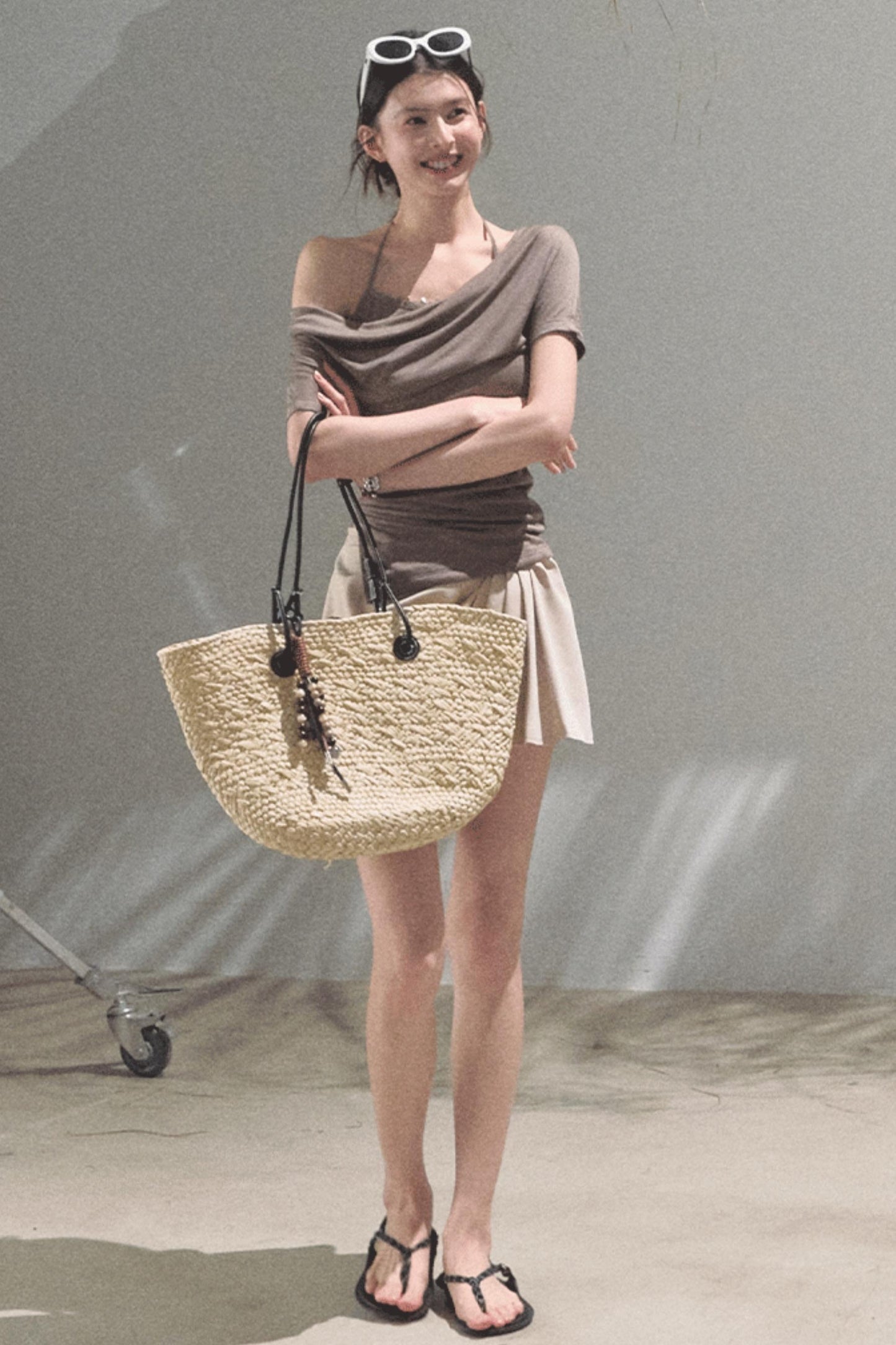 Desert One-Shoulder Top