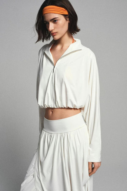 Minimalist Pleated Lightweight Top