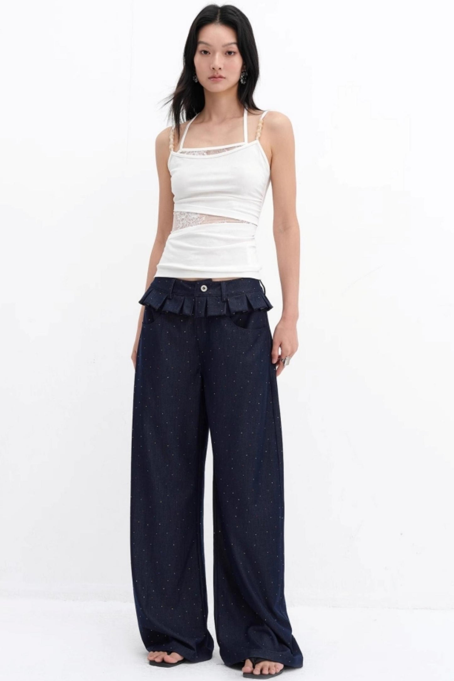 Asymmetric Bead Camisole