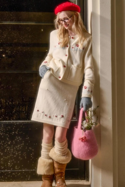 Snow Berry Wool Sweater Set-Up