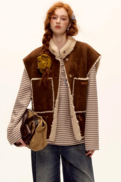 Reversible Embroidery Vest