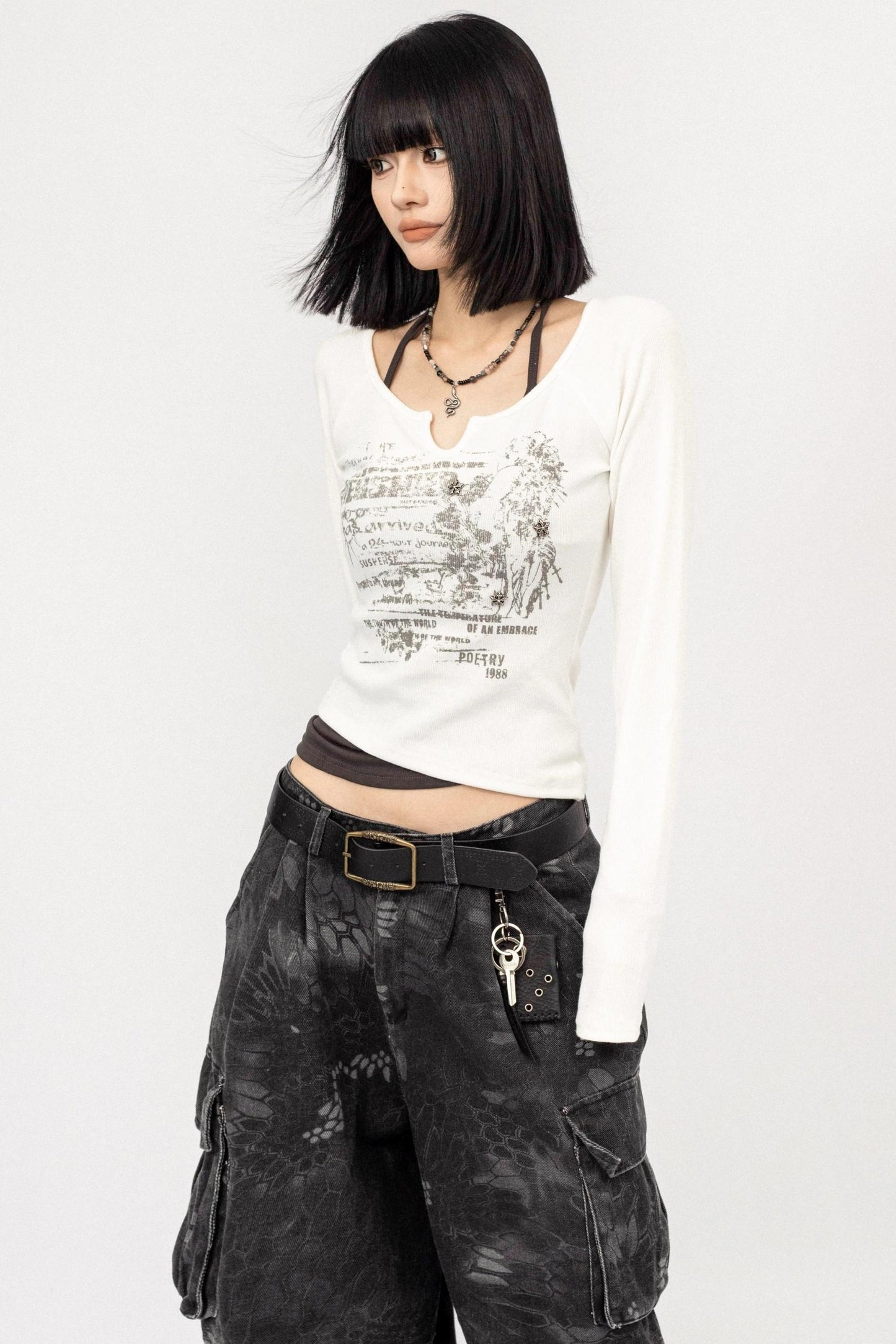 Autumn Halterneck Slim Top