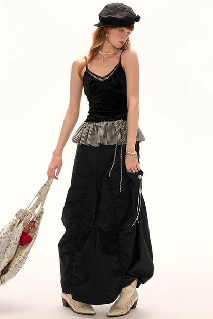 Unique Striped Lace Camisole