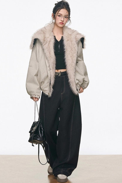 Wool Cargo Scimitar Pants Jacket Set-Up