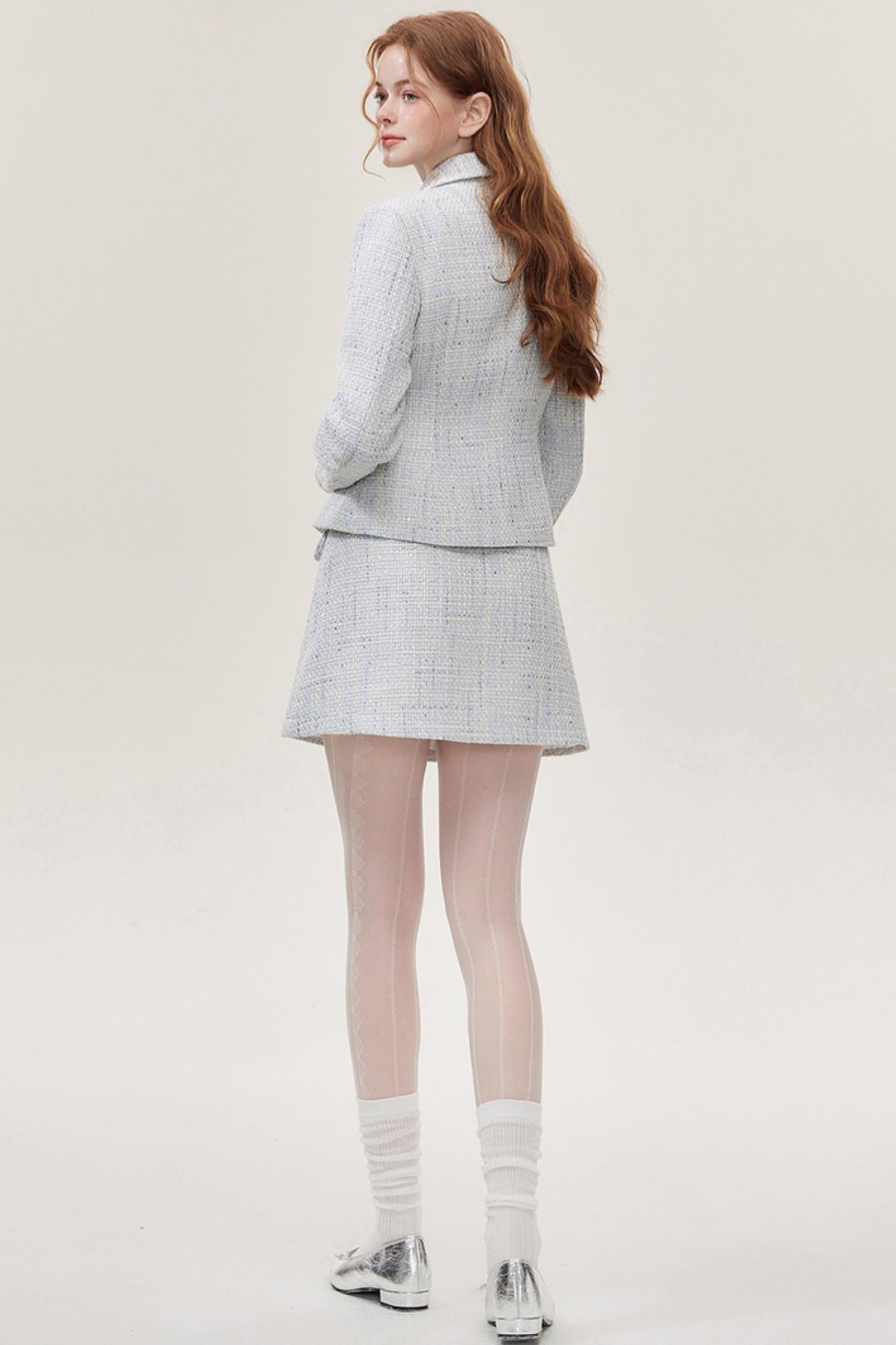 Chic Two-Piece Short Jacket Skirt Set-Up