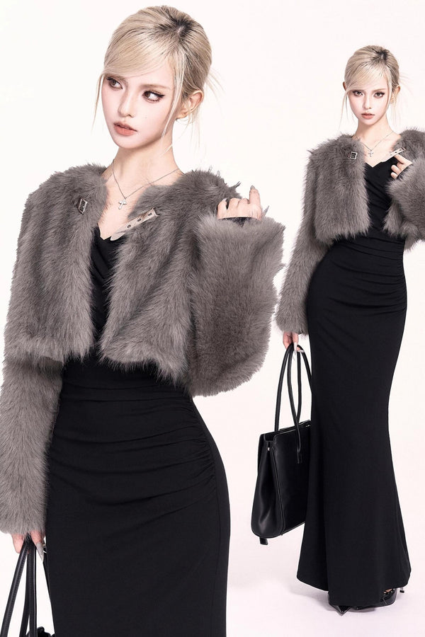 Winter Eco-Friendly Fur Coat