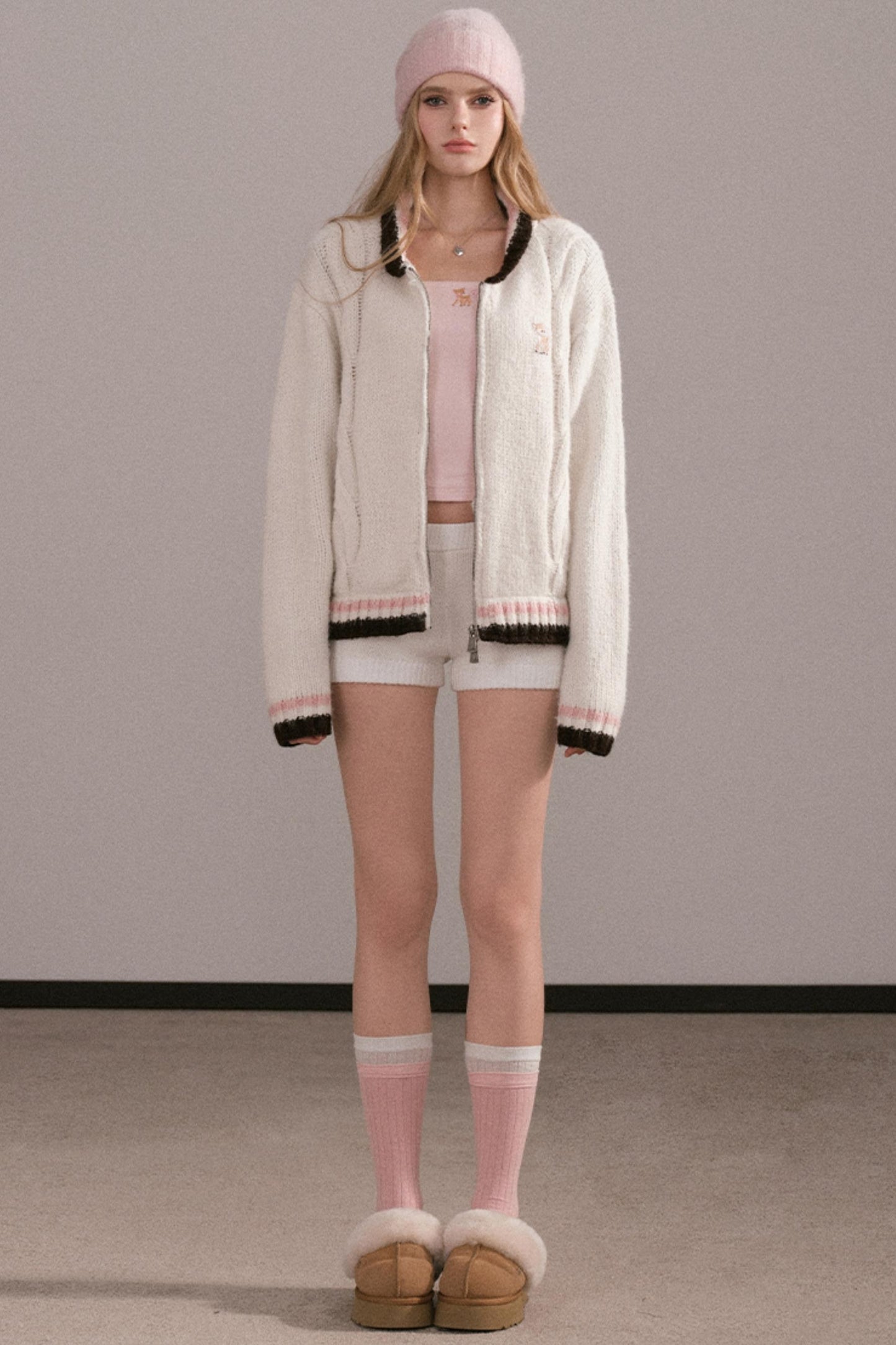 Slim Fit Knit Shorts