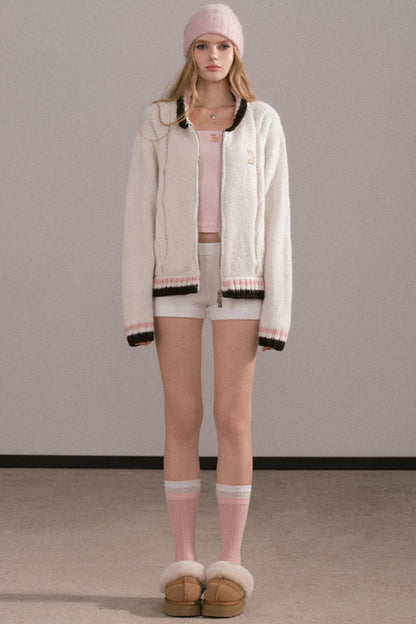 Slim Fit Knit Shorts