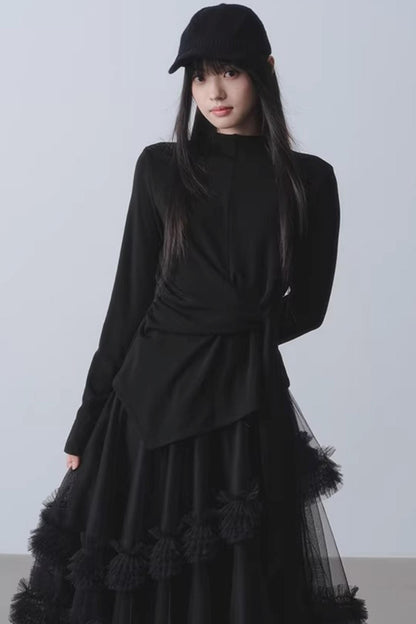 Black Alocasia Base Layer Top