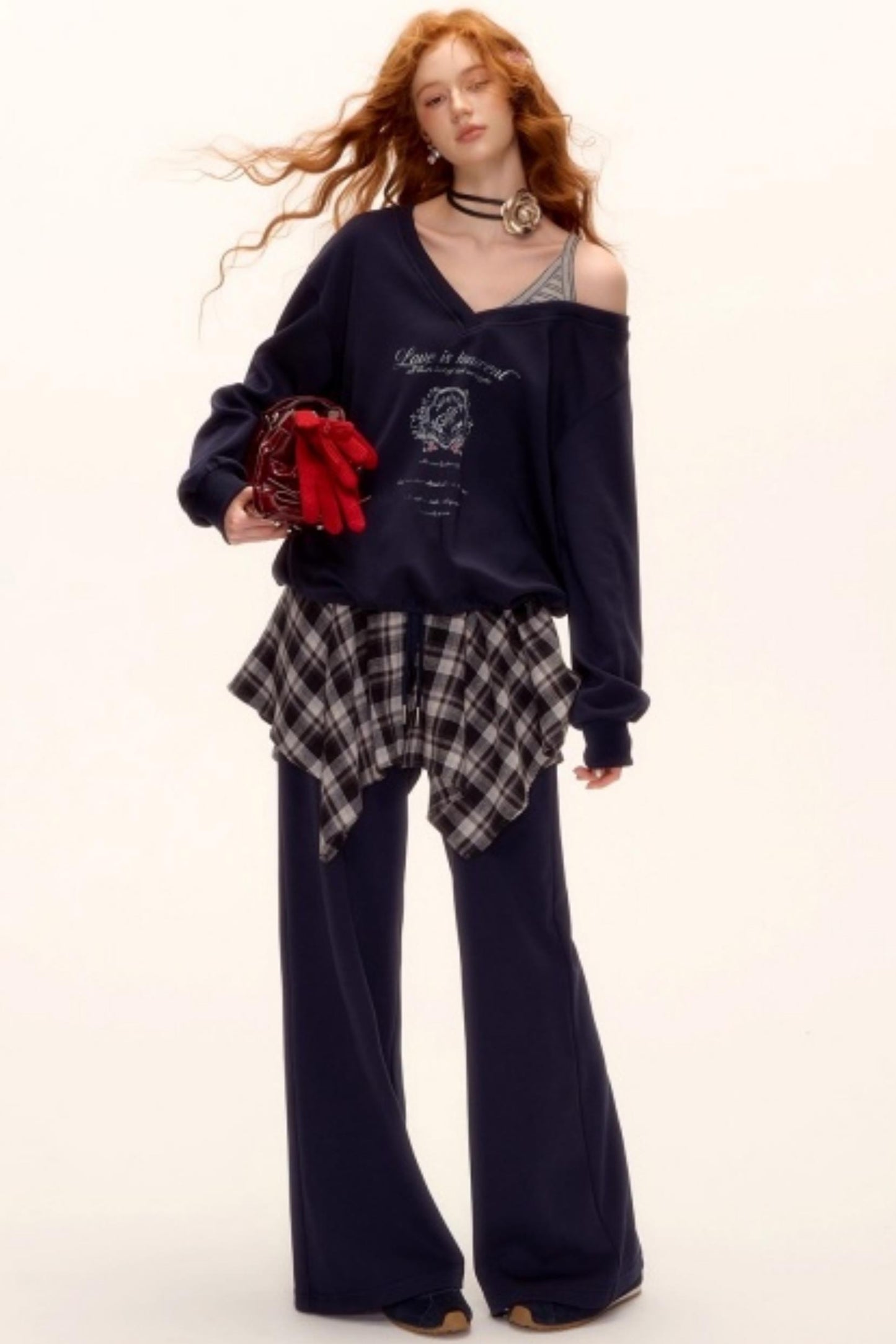 Asymmetrical Striped Patchwork Set-Up