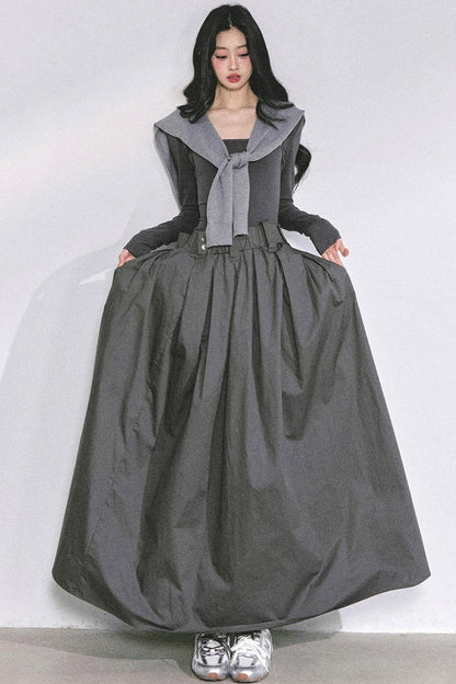 French Slimming Long Dress