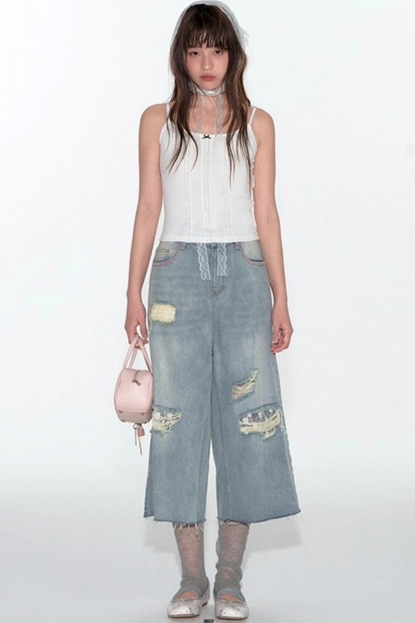 Original Slim Jacquard Short Sleeve Top Set-Up