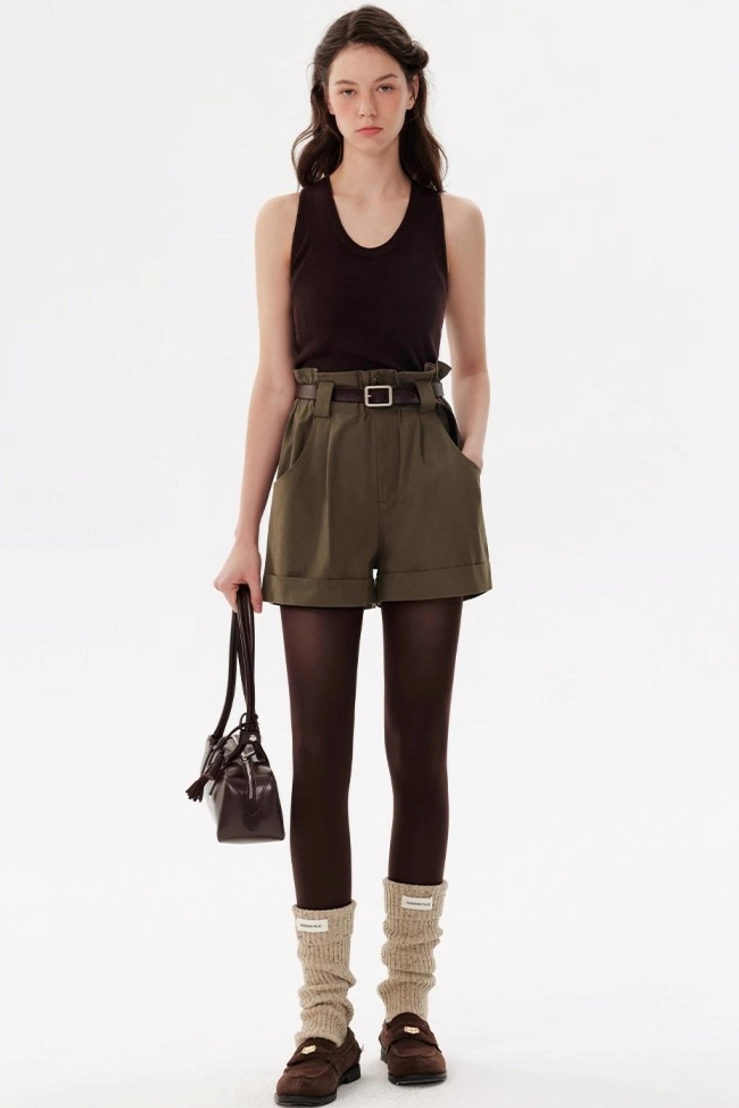 Pleated Vintage Cargo Shorts