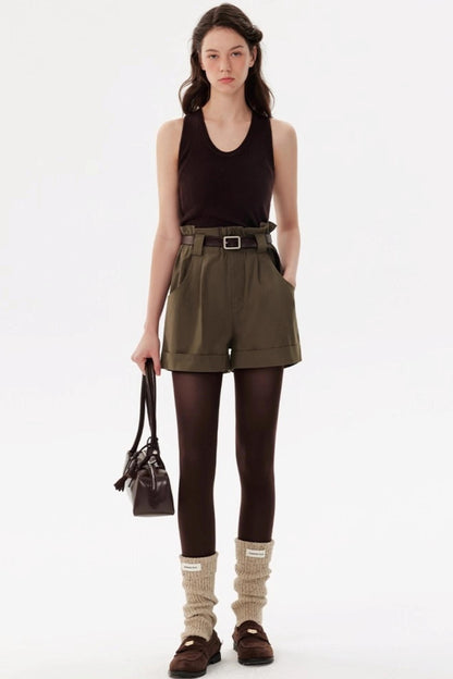 Pleated Vintage Cargo Shorts