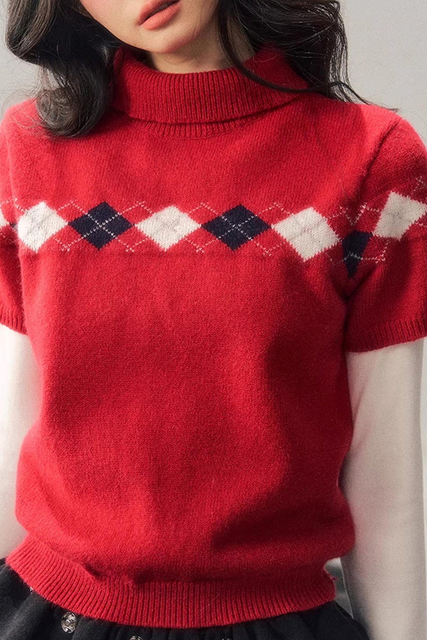 Snowy Scene Knit Sweater