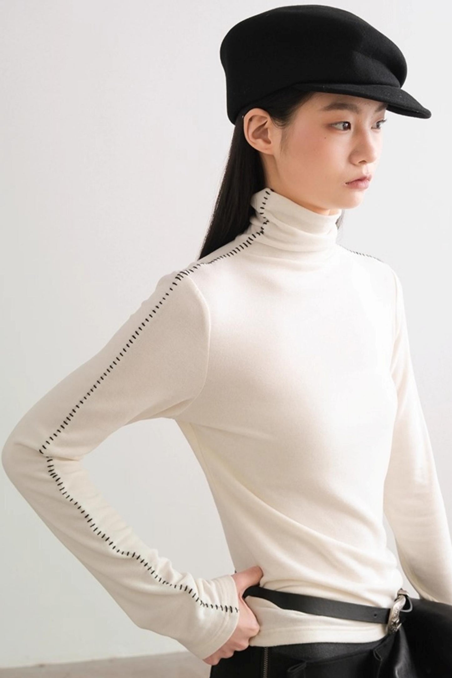 Soft Wool Newsboy Hat