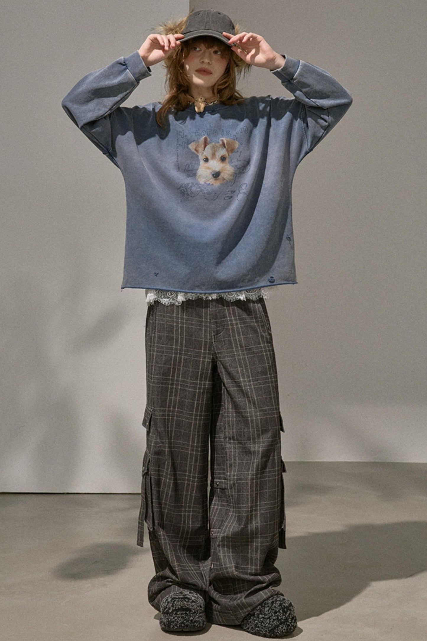 Lazy Vintage Style Pullover Top