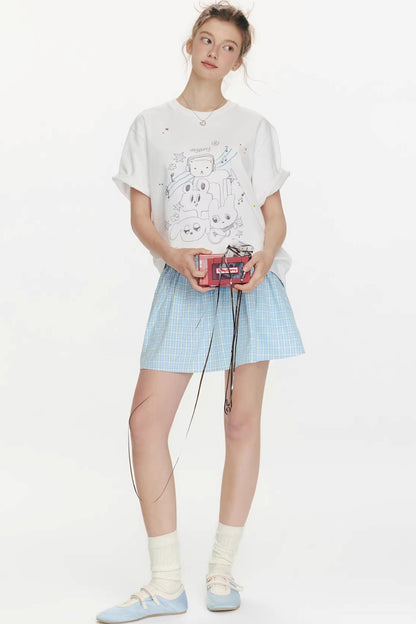 Strawberry Musician Printed T-Shirt