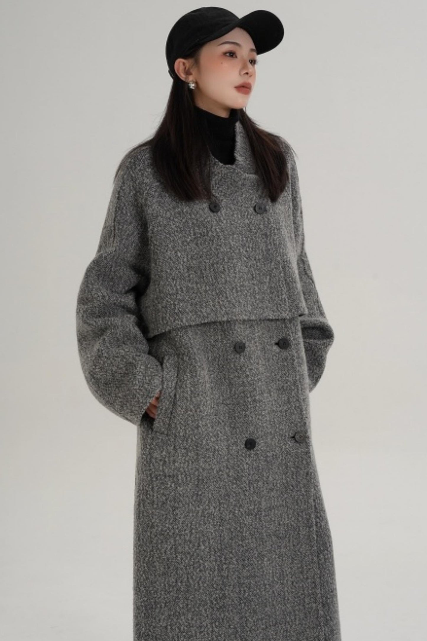 Double-Sided Wool Winter Coat