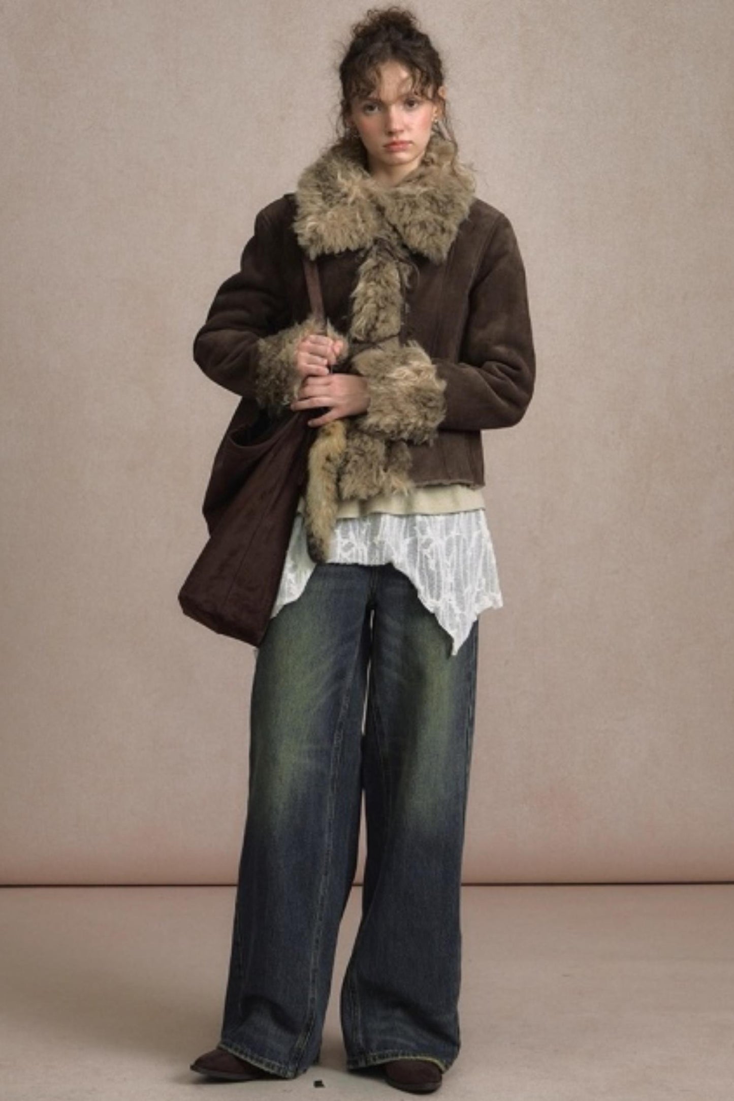 Thick Deerskin Fleece Integrated Jacket