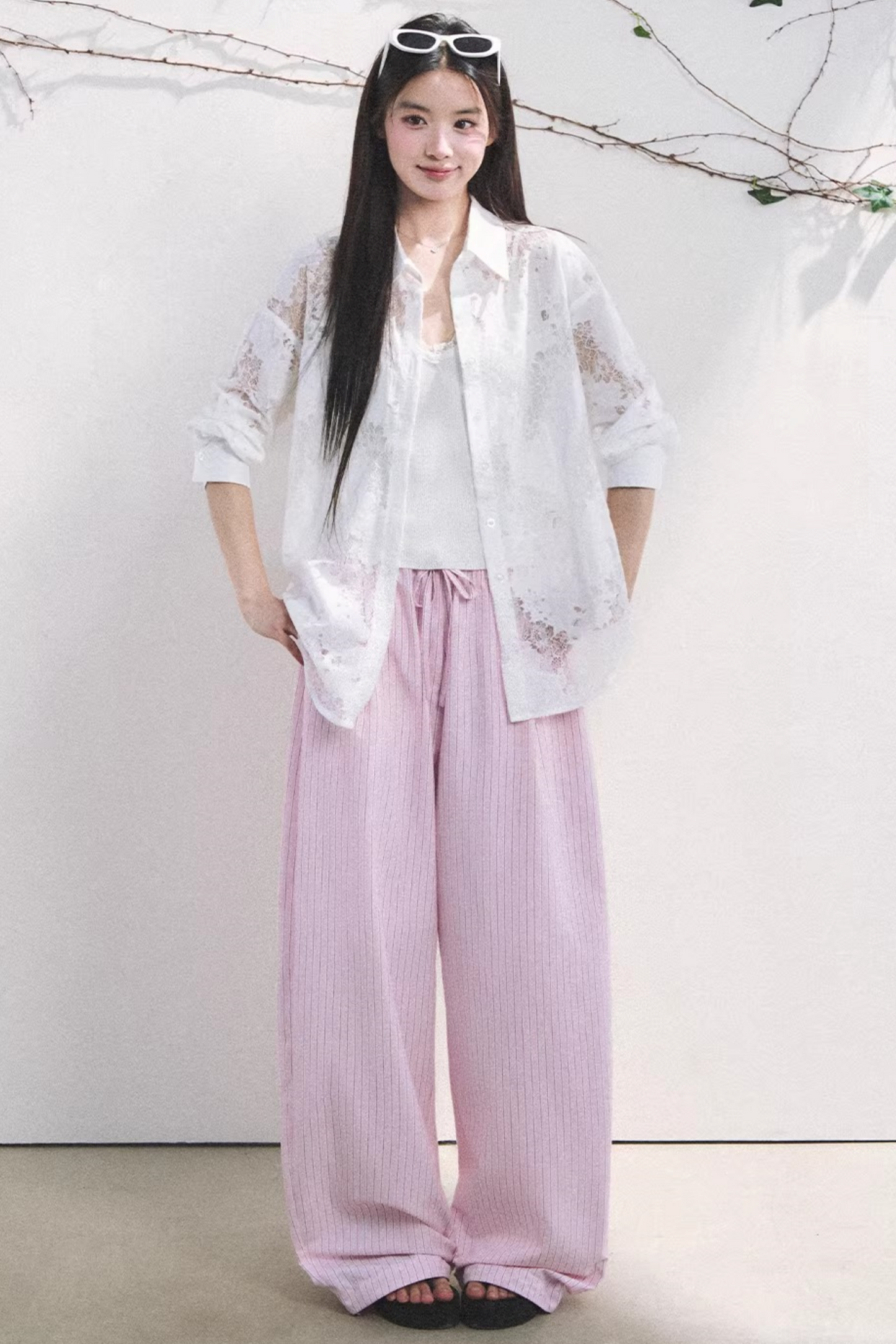 French Love Lace Shirt
