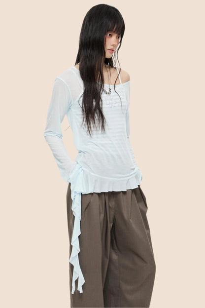 Sheer Summer Smock Top