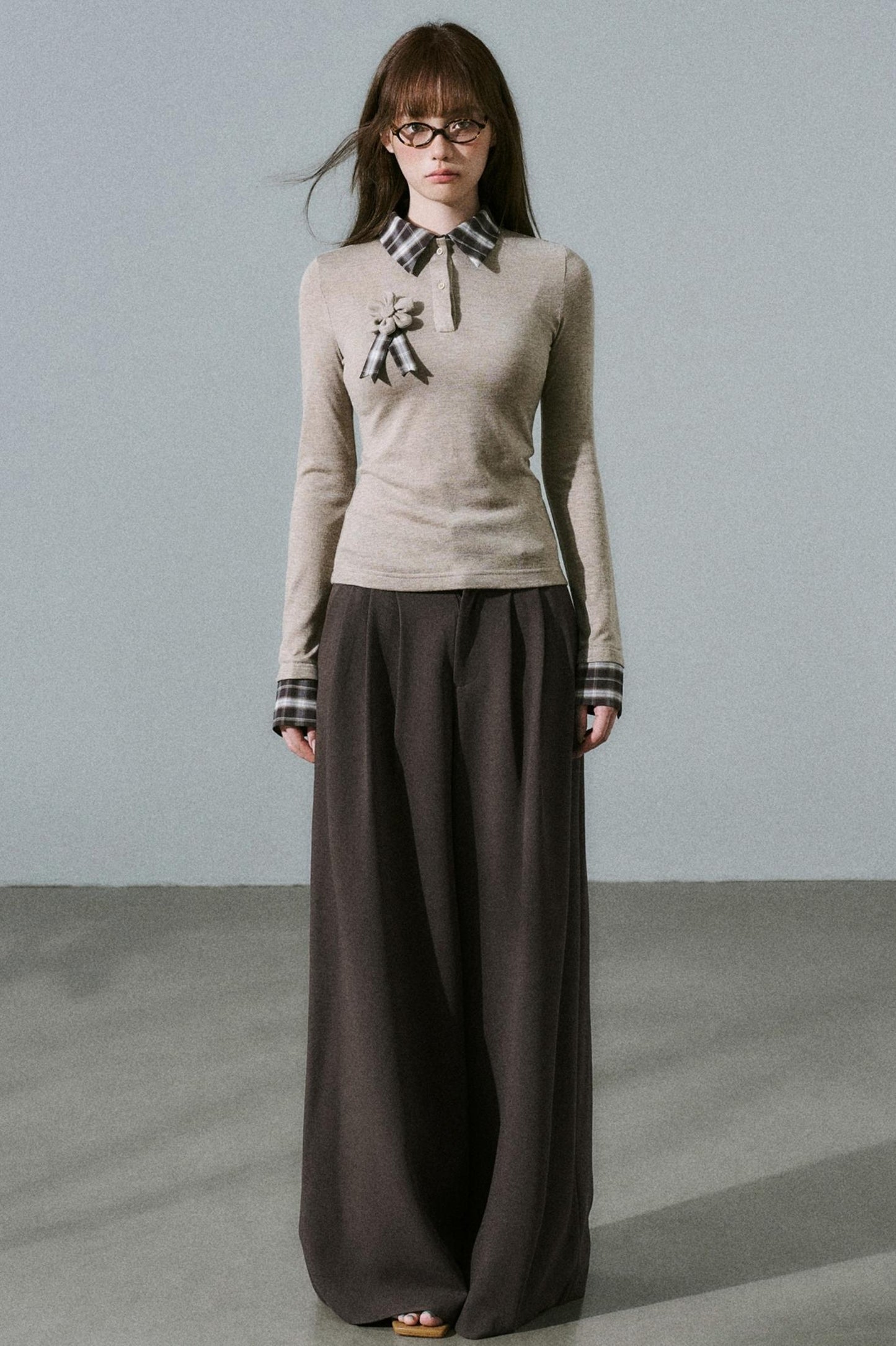 Tencel Wool Wide-Leg Pants