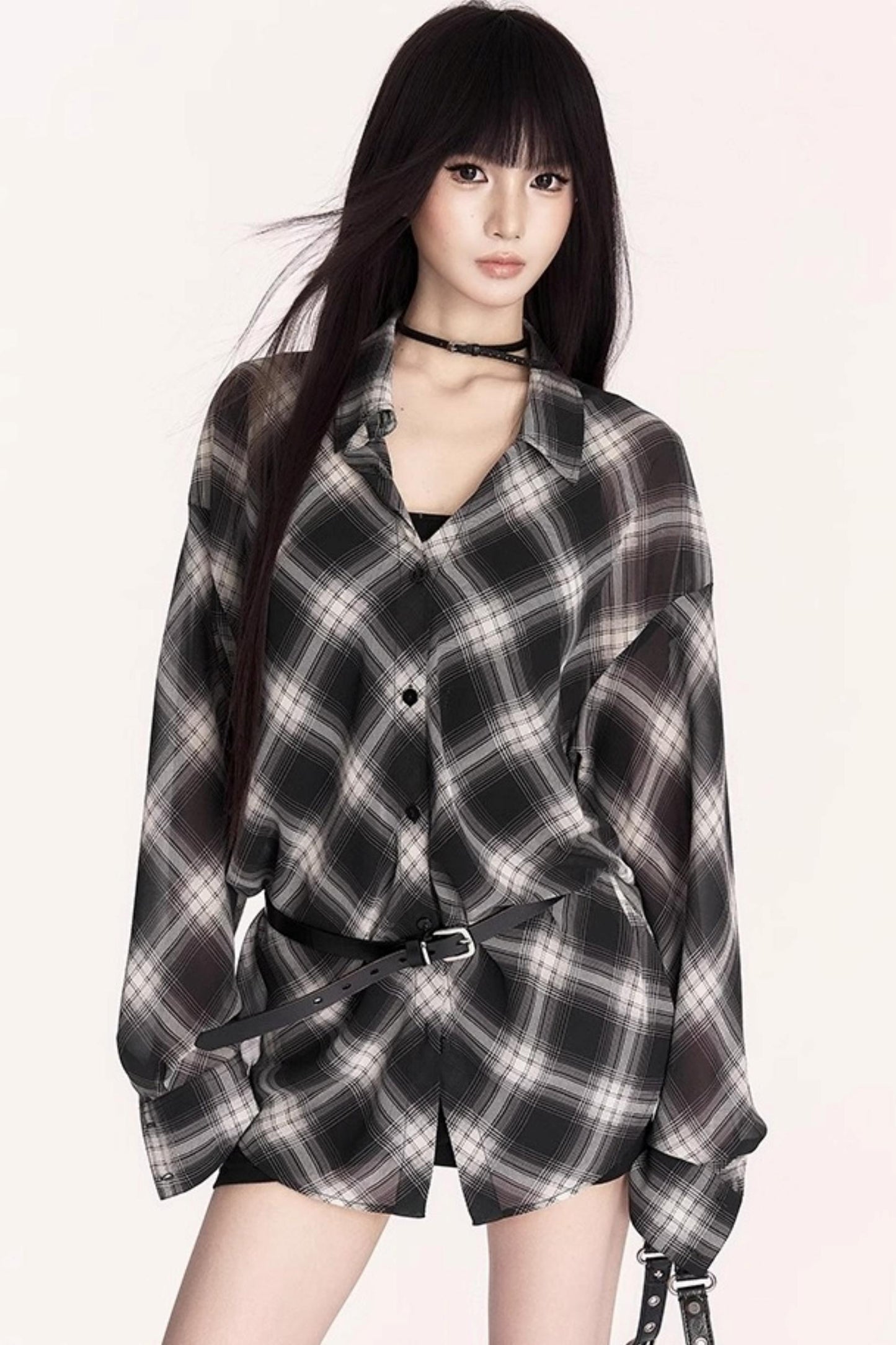 Retro Lightweight Plaid Shirt