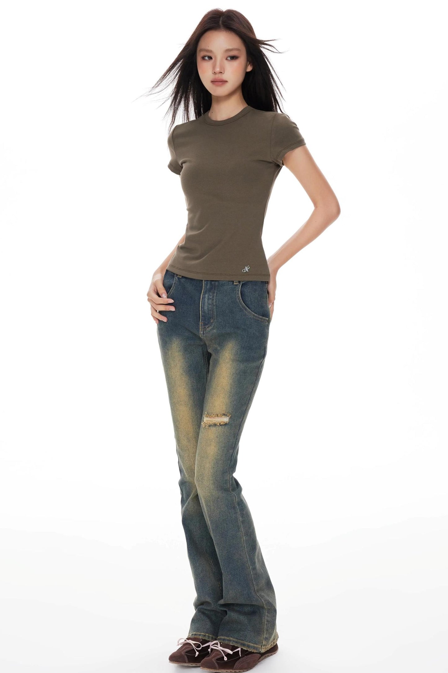 Knitted Slim Base Shirt