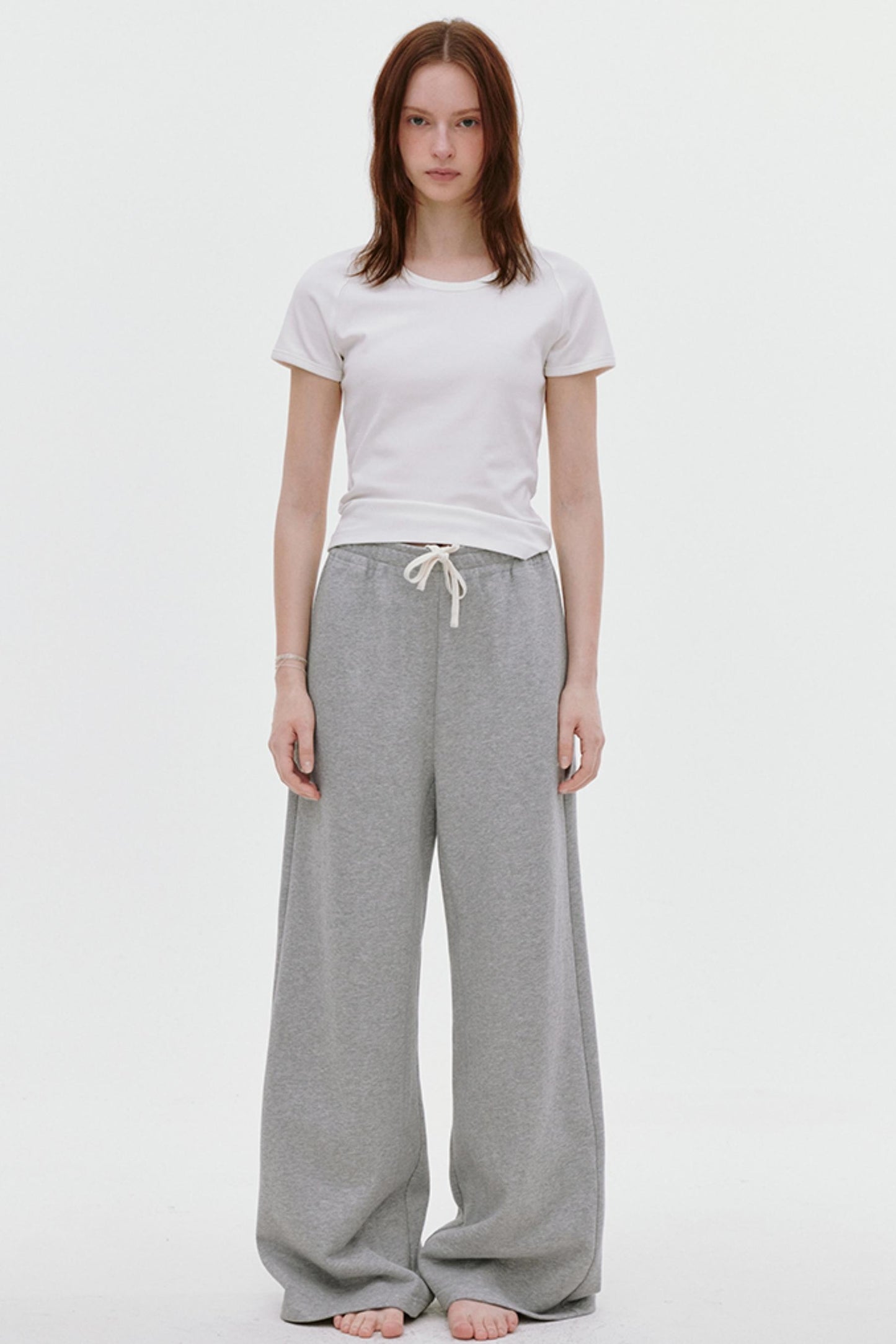Sporty Split-Leg Pants