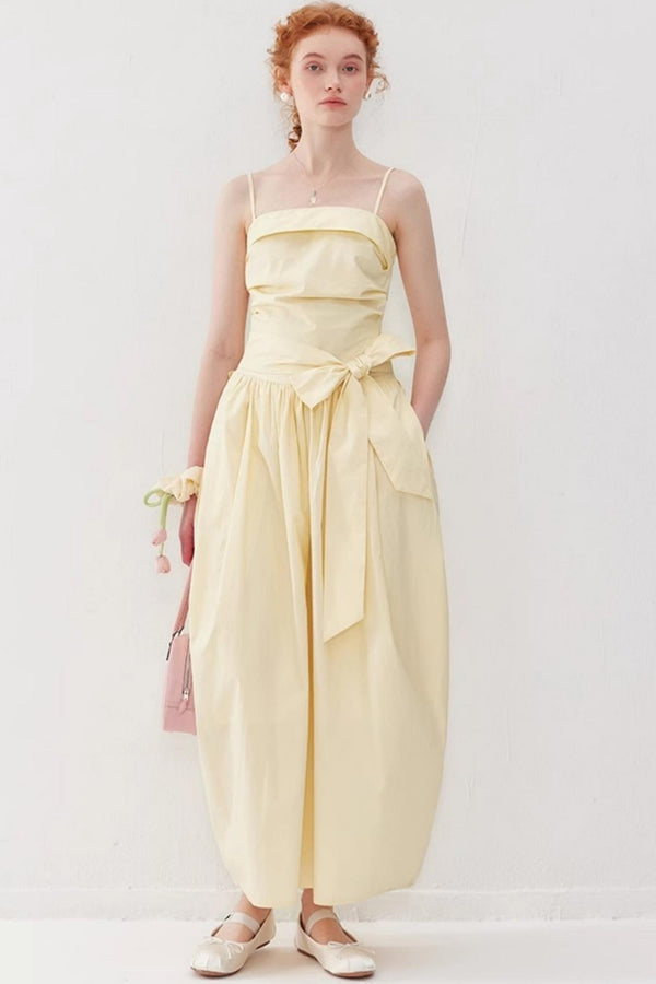 Tie-Waist Sheath Dress