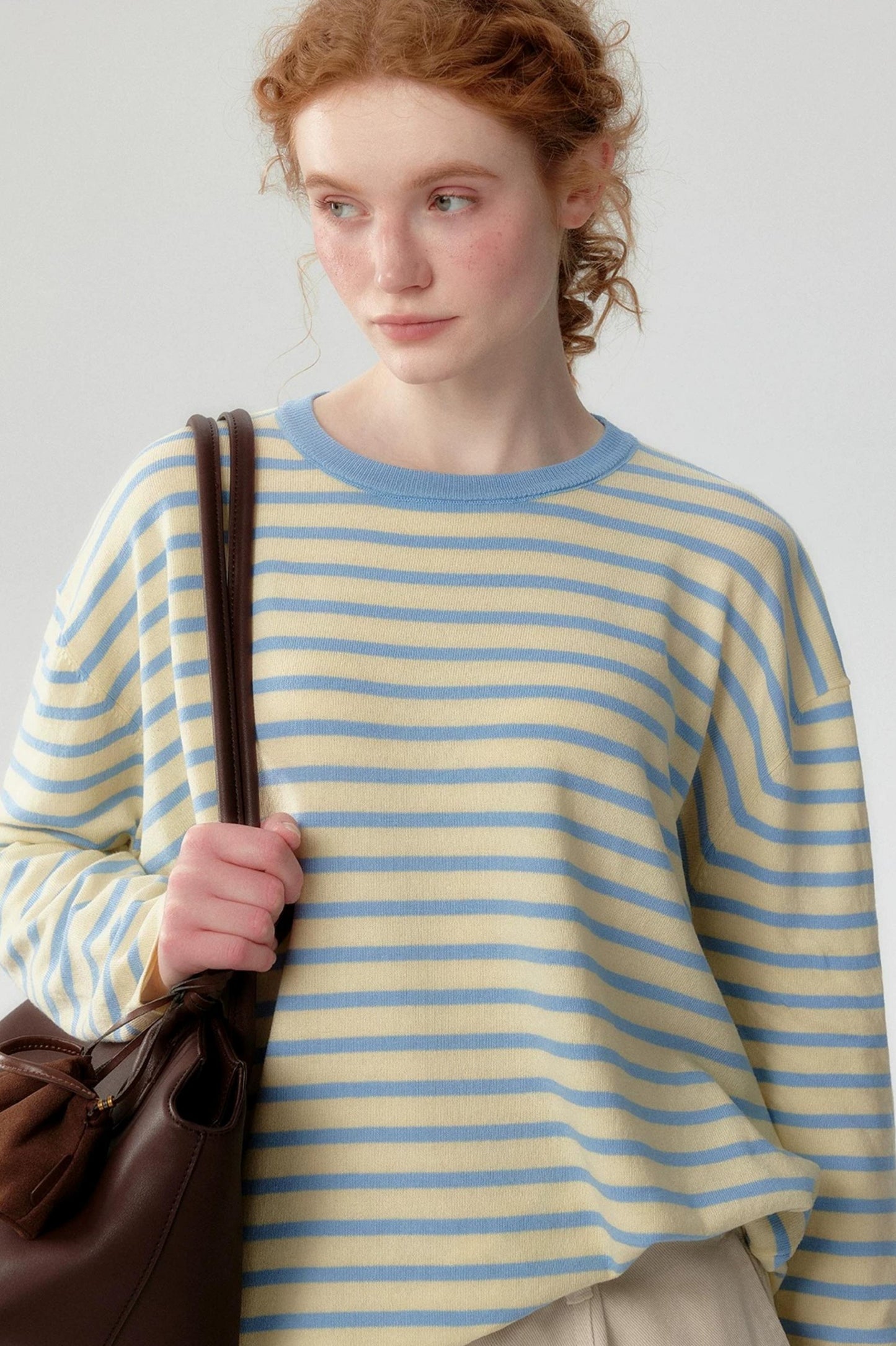 Sea Salt Striped Knit Sweater