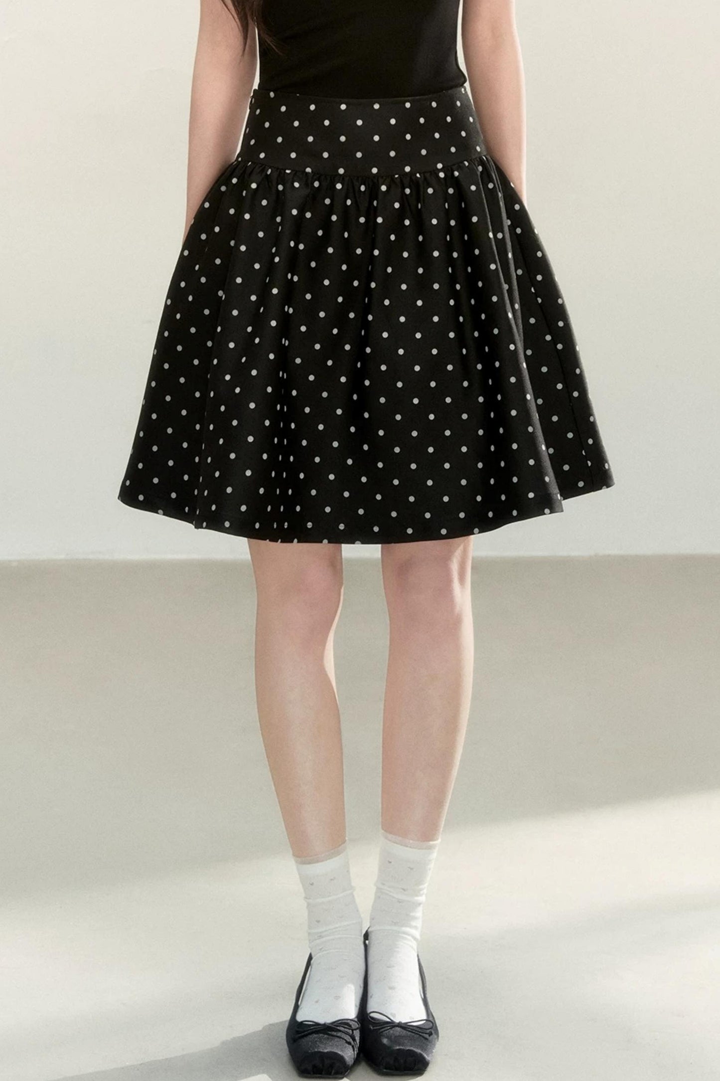 Minifalda Evasé con Lunares