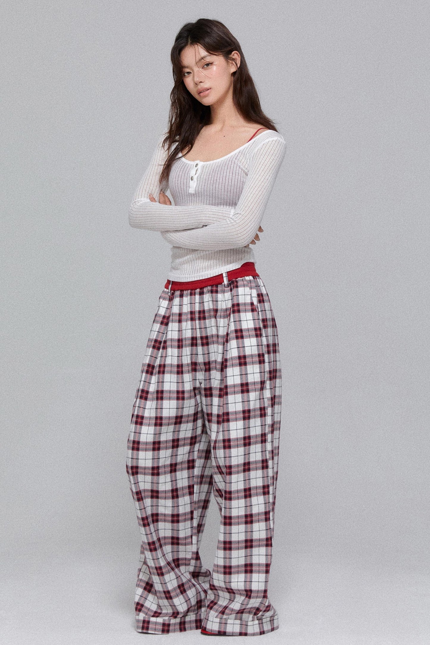 Slim Fit Long Sleeve Stripe Shirt