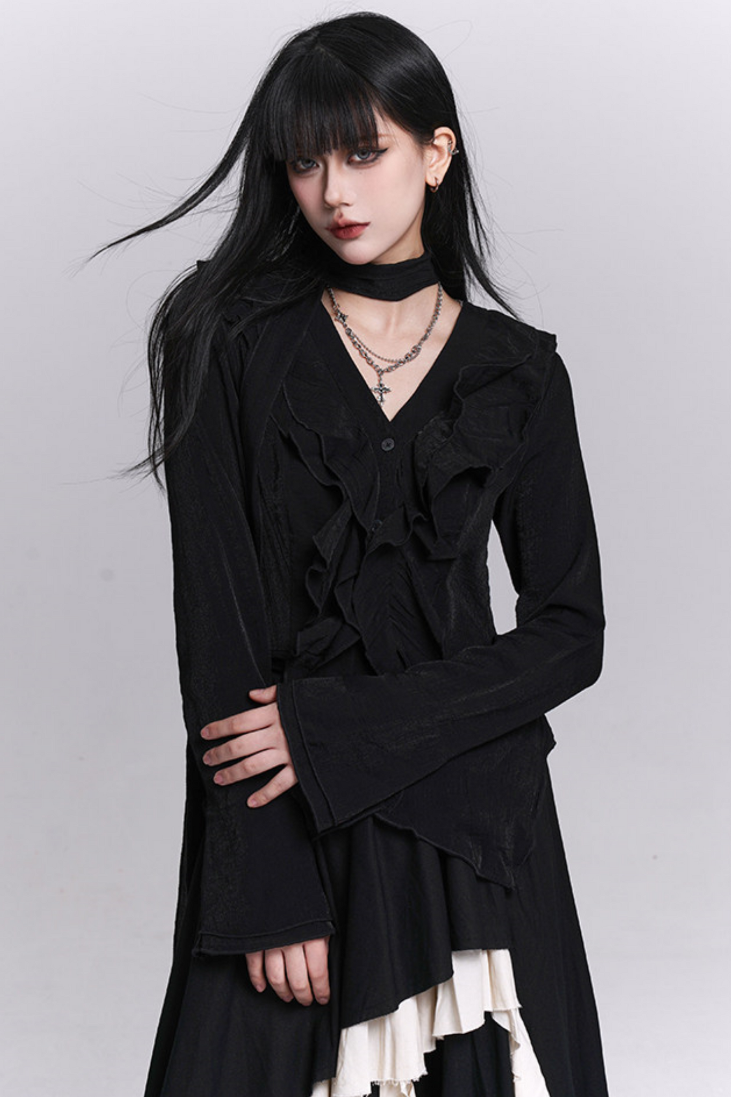 Black Ghostly Top Set