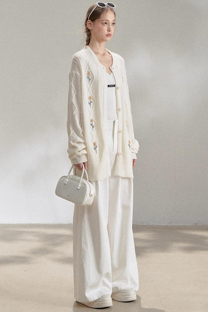 New Loose Knitted Sweater Jacket