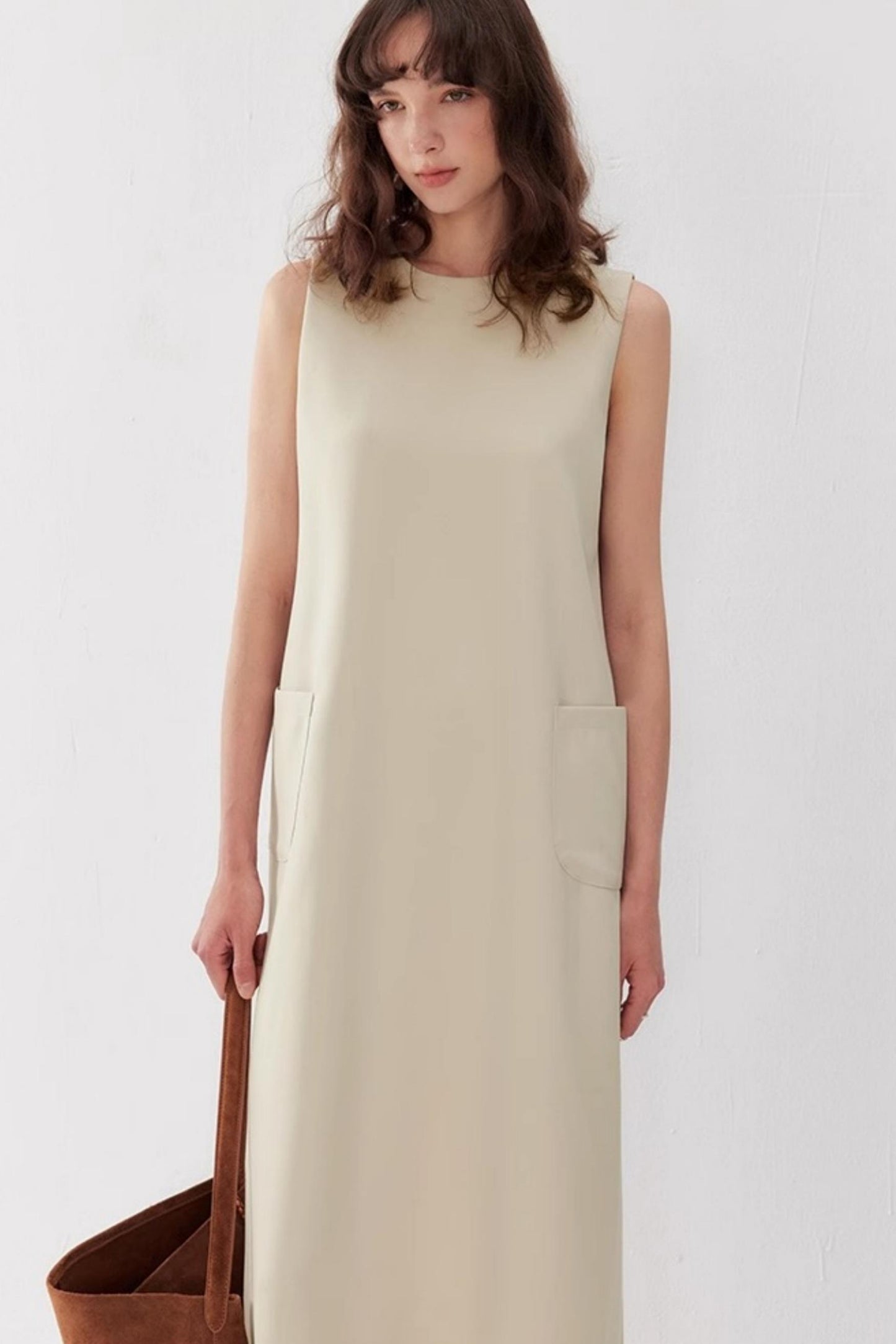 Chic Draped Summer Vest Dress