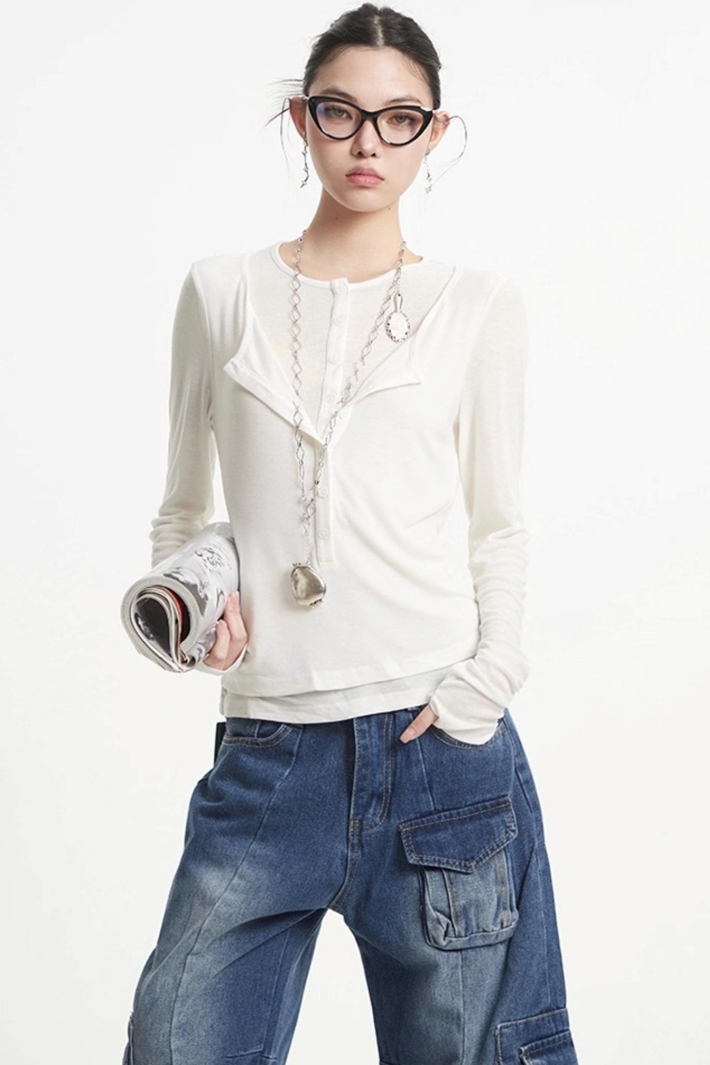 Vintage Buttoned Sweater