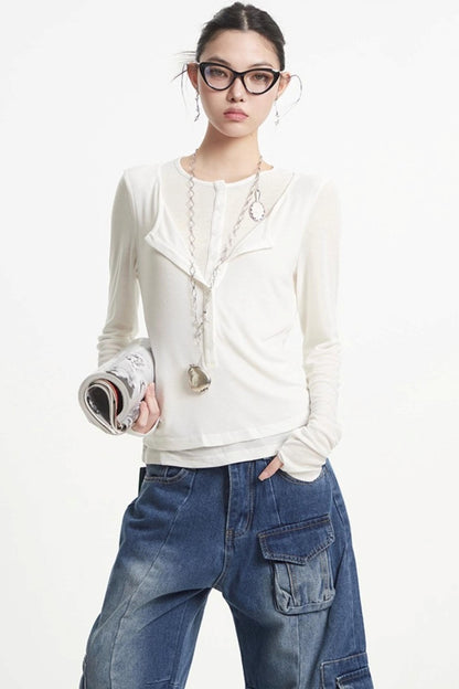 Vintage Buttoned Sweater