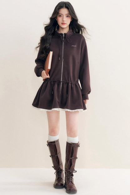 Lazy Casual Sweatshirt Dress