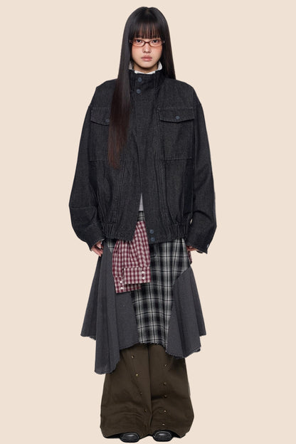 Autumn Vintage Denim Jacket