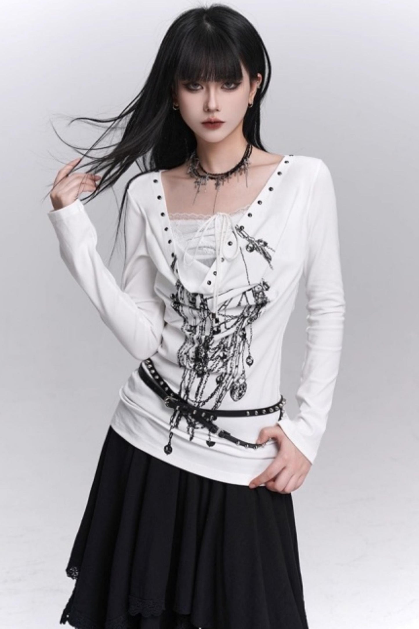 American Fake Two-Piece T-shirt