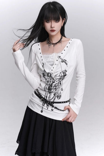 American Fake Two-Piece T-shirt