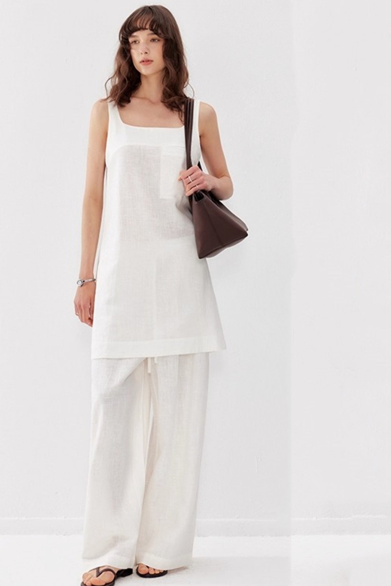 Wide-Leg Pants Set-Up