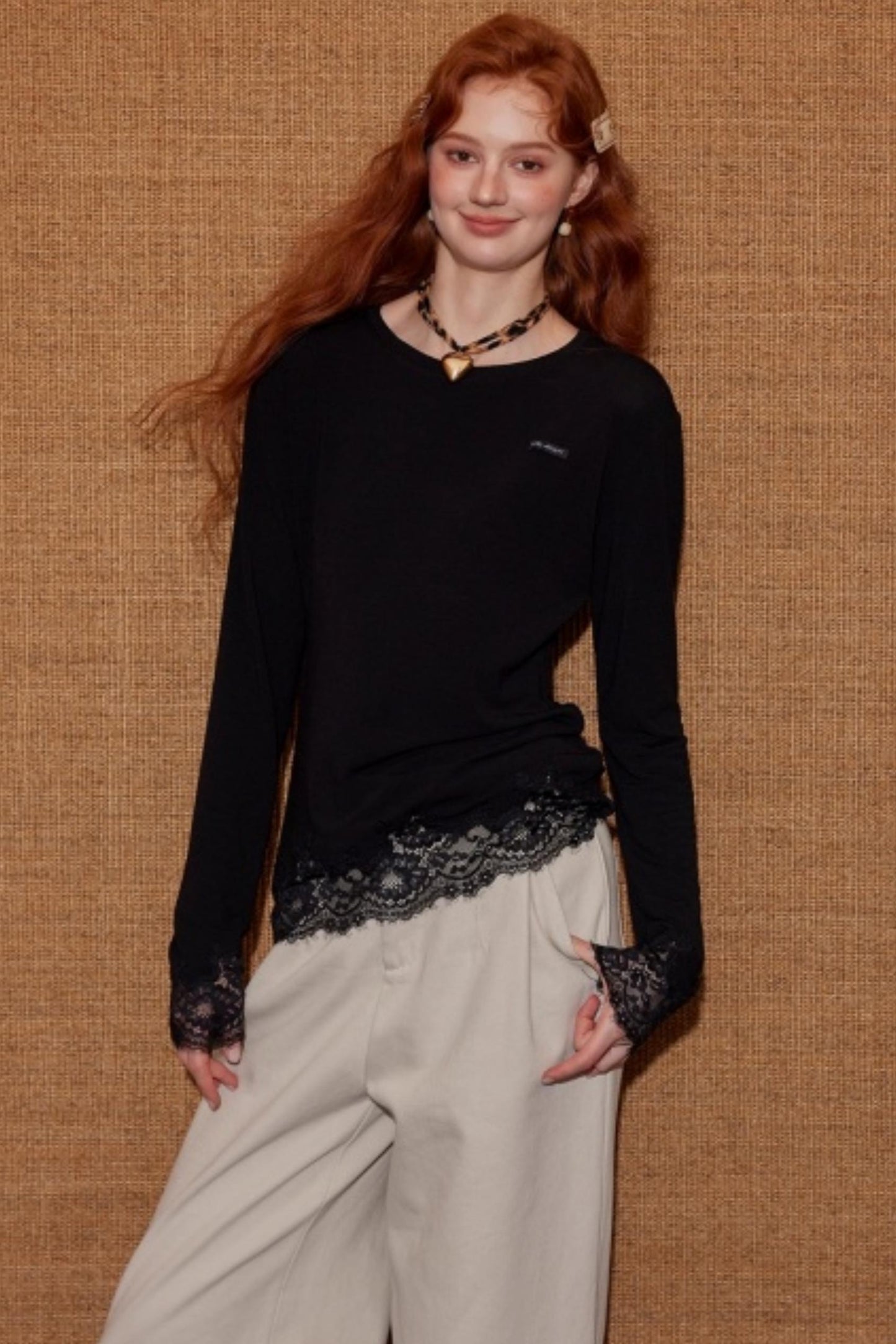 Lace Patchwork T-shirt