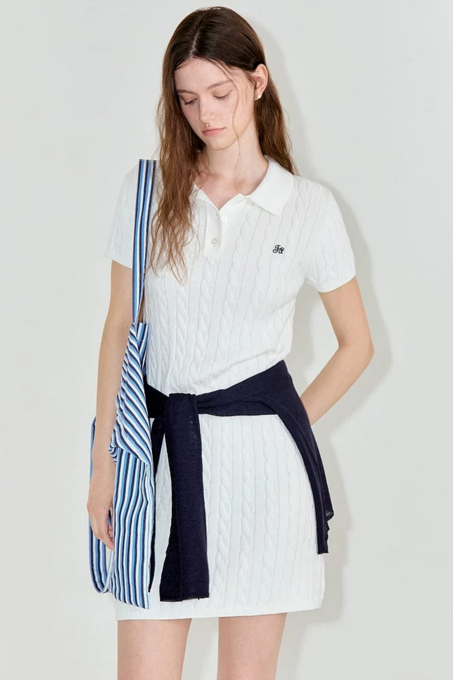 Cotton Knit Polo Set-Up