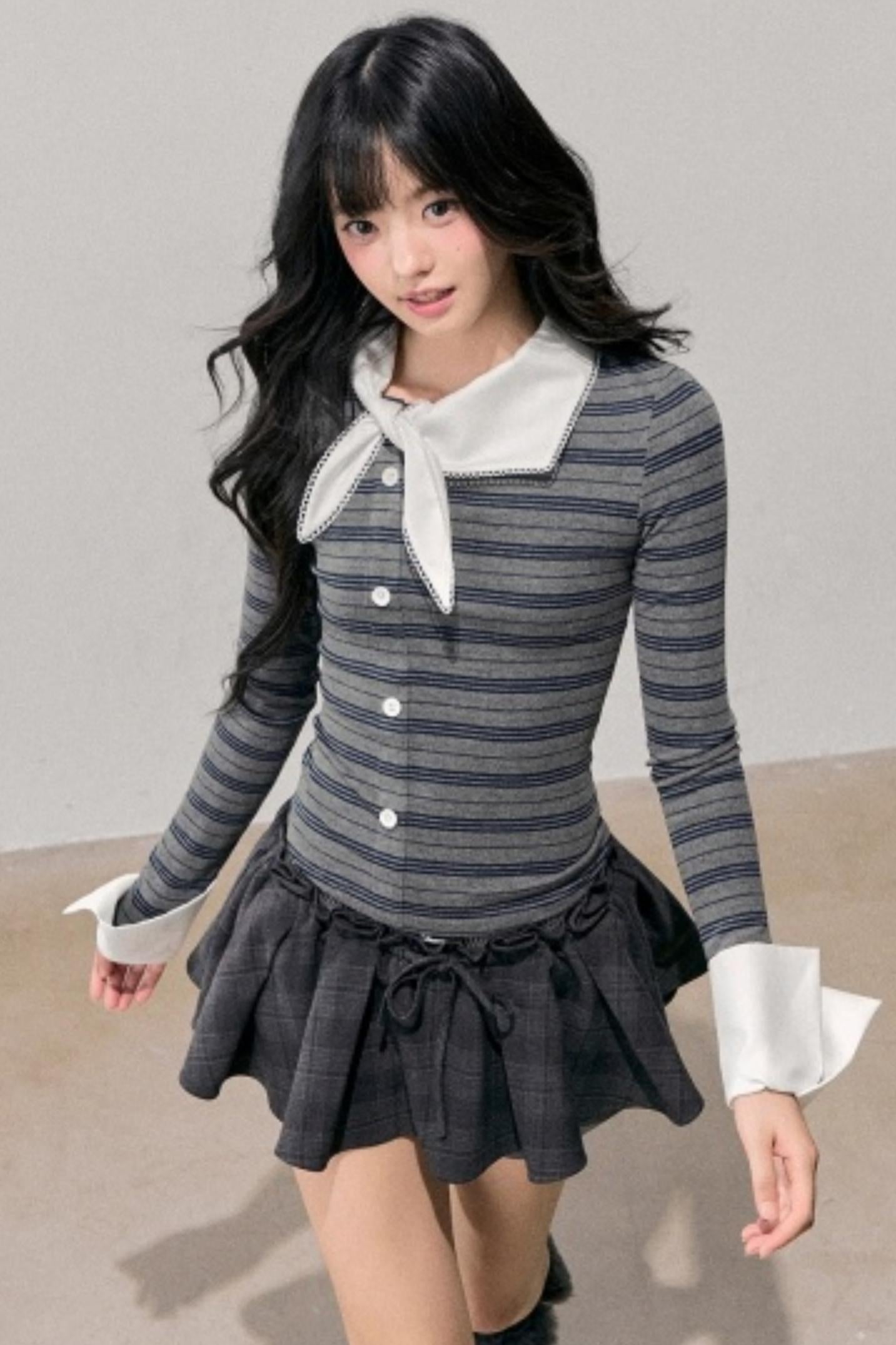 Unsent Mailbox Striped Top