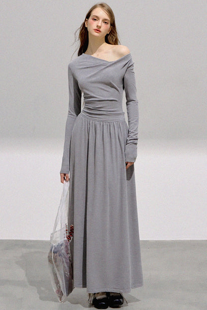 Gray Goddess Swing Dress