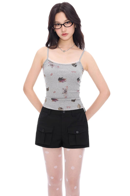 Bamboo A-Line Work Shorts